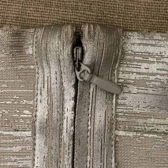 Herve Leger Gold Vdara Metallic Stretch Skirt - Picture 10 of 10